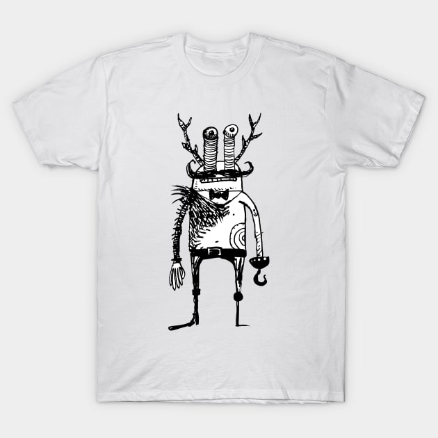 Captain deer T-Shirt by duxpavlic